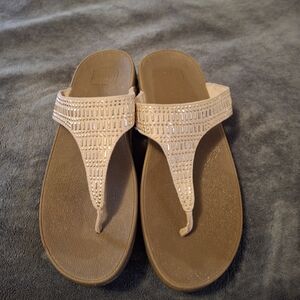 Fitflop Beige Embellished Sandals